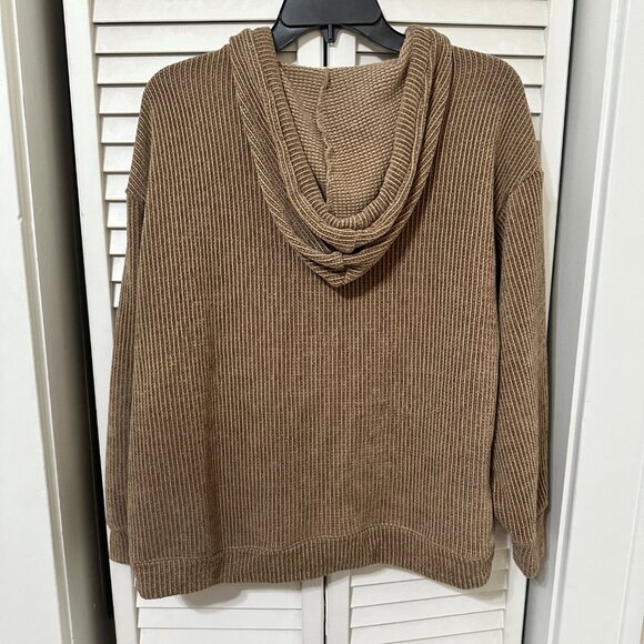 URBAN Romantics Brown Knit Hoodie - Picture 5 of 6